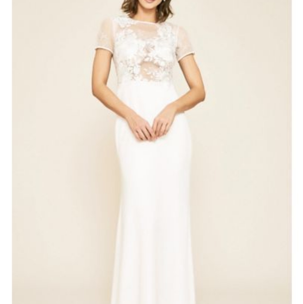 Tadashi Shoji Tanya Wedding Dress NWT (Size 8)